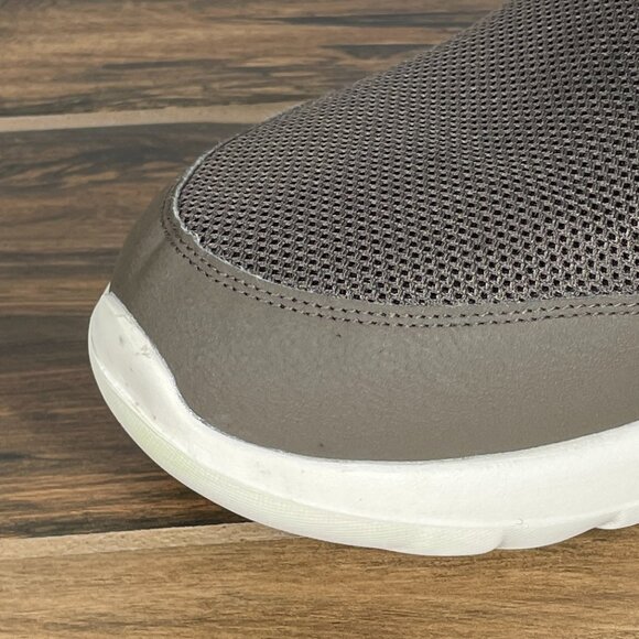 Skechers GO Walk Max Clinched Mens Sz 9.5 Extra Wide Shoes Khaki Slip On Sneaker - Picture 7 of 16
